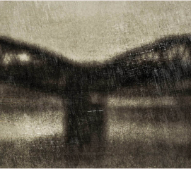Barnes Bridge 1996, Carbon print